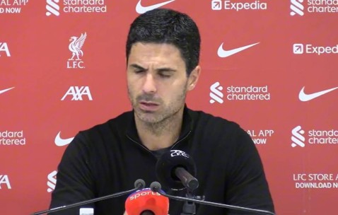 阿尔特塔：开局连丢两球的表现不可接受，一切的责任在我身上