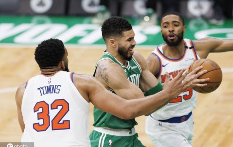 唐斯21+17塔图姆13分 尼克斯再胜凯尔特人2-0