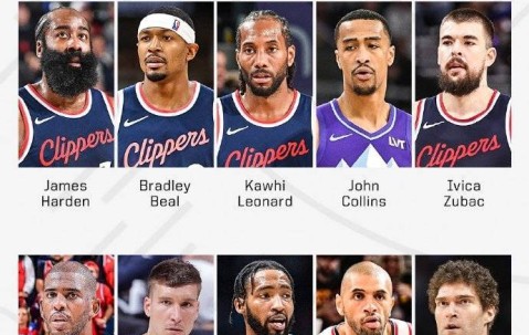 快船新赛季平均年龄33.2岁 创NBA历史之最