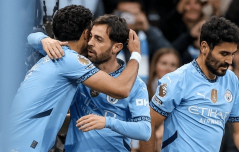 2-1绝杀！1-1绝平！疯狂一夜，曼城险胜，巴黎丢分，巴萨3连胜